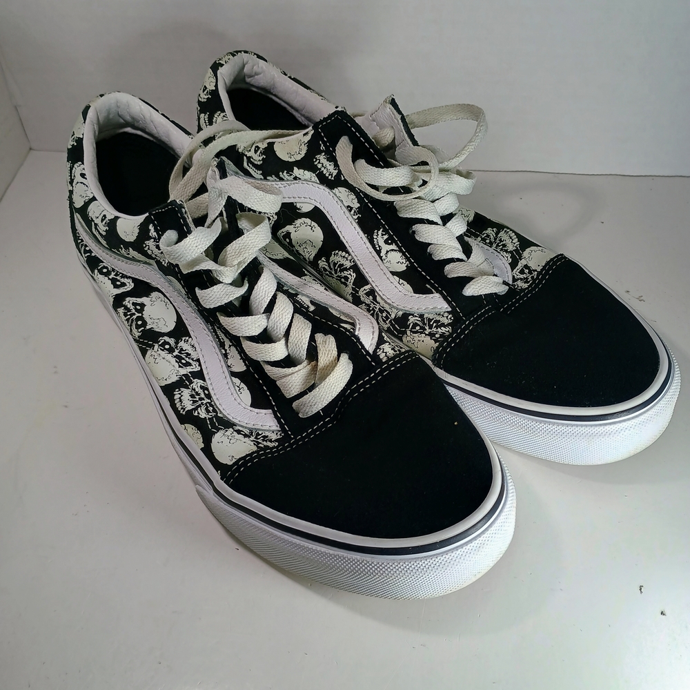 Vans Old School Glow Skulls Men’s 10 Glow In The Dark Size 10